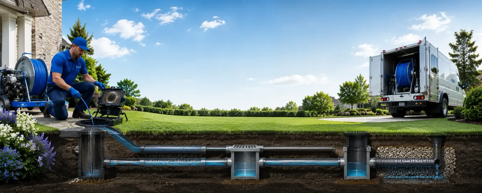 Outdoor drain cleaning information for Fenwick, MI